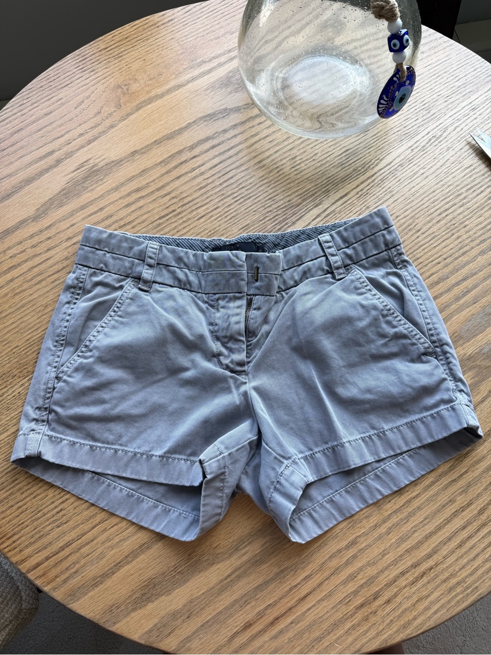 J. Crew 3” gray low rise chino shorts